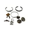 Image 1 : Assorted Mexican Silver .925 Jewellery: Earring, Bracelet, Brooches