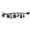 Image 1 : Stamped Silver .925 Charm Bracelet With 8 Charms