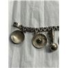 Image 2 : Stamped Silver .925 Charm Bracelet With 8 Charms