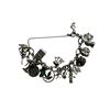 Image 1 : Sterling Silver .925 Charm Bracelet With 18 Charms