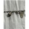 Image 2 : Silver Bracelet With 9 Charms