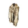 Image 1 : Vintage White/Tan Wolf Fur Coat