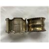 Image 2 : 2 Vintage Sterling Silver Napkin Rings