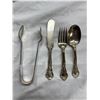 Image 2 : Assorted Sterling Silver Cutlery & Tongs