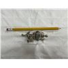 Image 2 : Vintage Sterling Silver 3 Foot Snuff Bottle