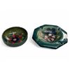 Image 1 : 2 Vintage Moorcroft Collectibles: Bowl & Ashtray