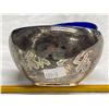 Image 3 : Vintage Birks Sterling Silver Bowl With Cobalt Blue Glass Insert