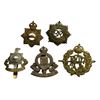 Image 1 : 5 Vintage Canadian Military Cap Badges