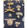 Image 3 : Large Collection Of Assorted Italian Military Cap Badges
