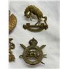 Image 3 : 4 Vintage Military Cap Badges: Canadian & British