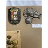 Image 3 : Assorted Vintage Military/Police Buttons & Badges