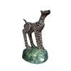 Image 3 : Vintage Original Folk Art Pottery Dog Signed On Bottom