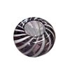 Image 3 : Evolutions By Waterford Purple Swirl Glass Vase