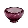 Image 1 : 1992 Artist Signed Pink Art Glass Bowl