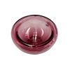 Image 2 : 1992 Artist Signed Pink Art Glass Bowl