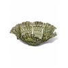 Image 1 : Vintage Green Ruffled Rim Center Piece Bowl