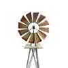 Image 2 : Vintage Metal Tall Standing Windmill