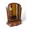 Image 1 : Antique Wooden Table Top Swivel Mirror