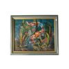 Image 1 : Vintage Original Oil On Board Painting Fish Scene Signed P.H. MacDonald