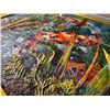 Image 3 : Vintage Original Oil On Board Painting Fish Scene Signed P.H. MacDonald