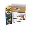 Image 1 : Vintage Tin Toy Target Game With Suctional Gun & 2 Bullets
