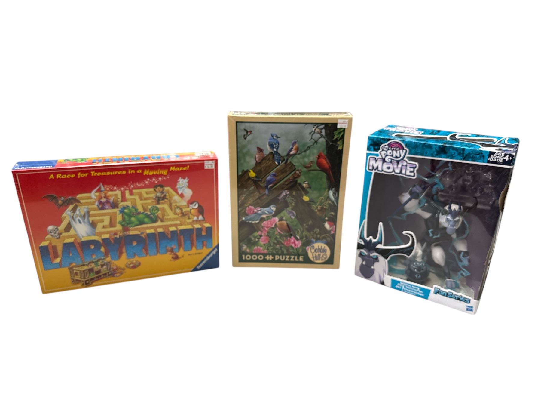 Labyrinth Mlp Sealed Labyrinth Board Game & My Little Pony The Movie Fan Series ...