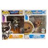 Image 1 : 2 New Guardians Of The Galaxy Funko Pops: Rocket & Cosmo