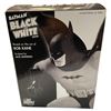 Image 1 : Batman Black & White Statue Hand Painted Cold Cast Porcelain Statue: Based On Art By Bob Kane