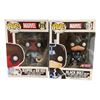 Image 1 : 2 New Marvel Funko Pops: Black Bolt #191 & Deadpool Vs. Bob Ross #319