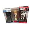 Image 1 : 3 New Funko Star Wars Bobble Heads: Stormtrooper, Obi-Wan Kenobi, & Darth Vader