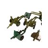 Image 3 : Assorted Vintage Die Cast Metal Army Toys: Canons & People