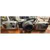 Image 1 : 3 Digital Cameras: HP Photosmart 850, Kodak Easy Share CX6230, & Nikon Coolpix 5600