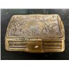 Image 2 : Vintage Brass Dog Motif Lidded Cigarette Box