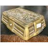 Image 3 : Vintage Brass Dog Motif Lidded Cigarette Box