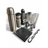 Image 1 : Porsche Collectibles: Writing Pad, Carrera Name Plate, Thermos, Bottles, & Glassware
