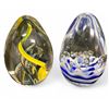 Image 1 : 2 Art Glass Paper Weights