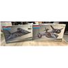 Image 2 : 2 Vintage Monogram Model Planes: 1:72 Scale SR-71 Blackbird & 1:48 Scale F-117A Stealth