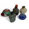Image 1 : 5 Vintage Asian Snuff Bottles