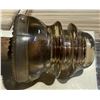 Image 2 : Vintage Glass Light Insulator On Original Wooden Post