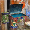 Image 3 : 6 Vintage Enamel Collectibles: Cloisonne & Teapot