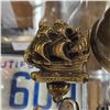 Image 2 : 8 Vintage Folding Knives, Brass Ship Door Knocker, & Brass Police Helmet Bell