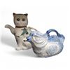 Image 1 : 2 Vintage Porcelain Animal Teapots