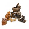 Image 1 : 5 Carved Collectibles: Soapstone & Quartz
