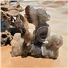 Image 2 : 5 Carved Collectibles: Soapstone & Quartz