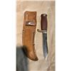 Image 2 : Vintage Knife With Brass Details & Sheath