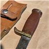 Image 3 : Vintage Knife With Brass Details & Sheath