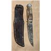 Image 2 : Vintage Rodert Klaas Antler Carved Knife With Sheath