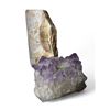 Image 1 : Amythest Candle Holder & Cut Crystal Chunk