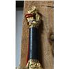Image 4 : Ying Yang Chicken Head Motif Sword With Sheath