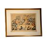 Image 1 : Vintage Framed A Kick Up At A Hazard Table Print